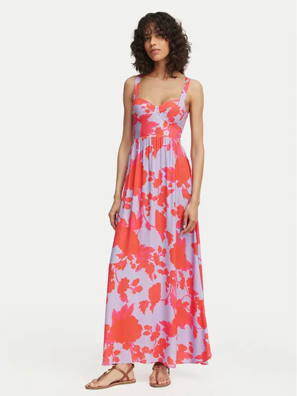 Maaji Maaji Ljetna haljina Lamary PT3024CLD001 Ljubičasta Regular Fit