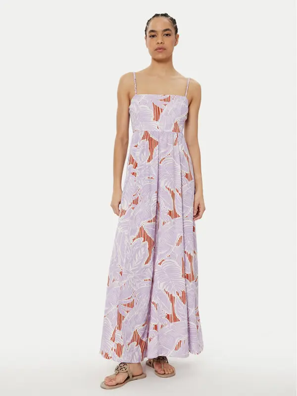 Maaji Maaji Ljetna haljina Wisteria Bloom Ela PT2708CLD001 Ljubičasta Regular Fit