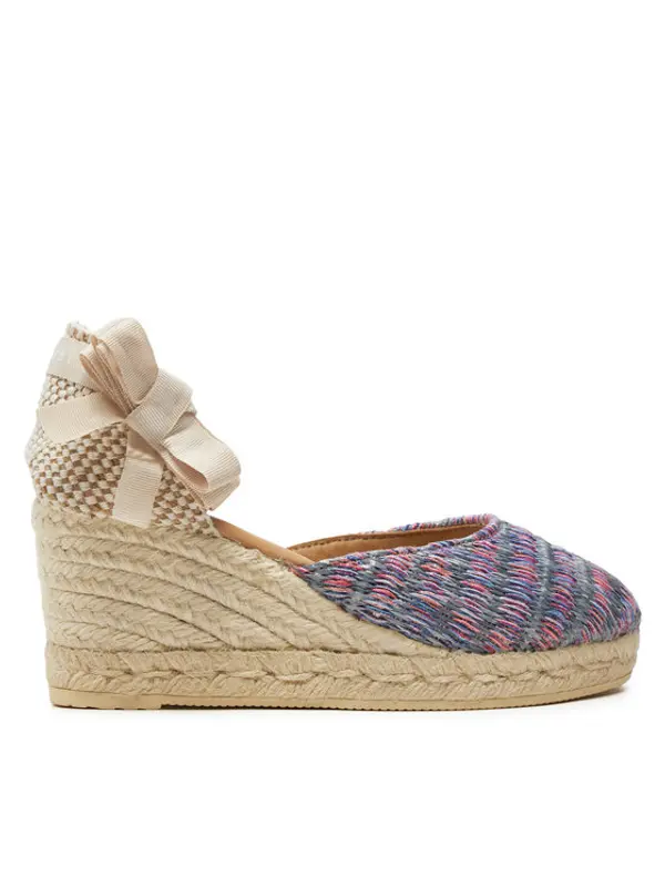 Manebi Manebi Espadrile Acapulco Low Wedge Espadrilles G 0.6 WL Ljubičasta