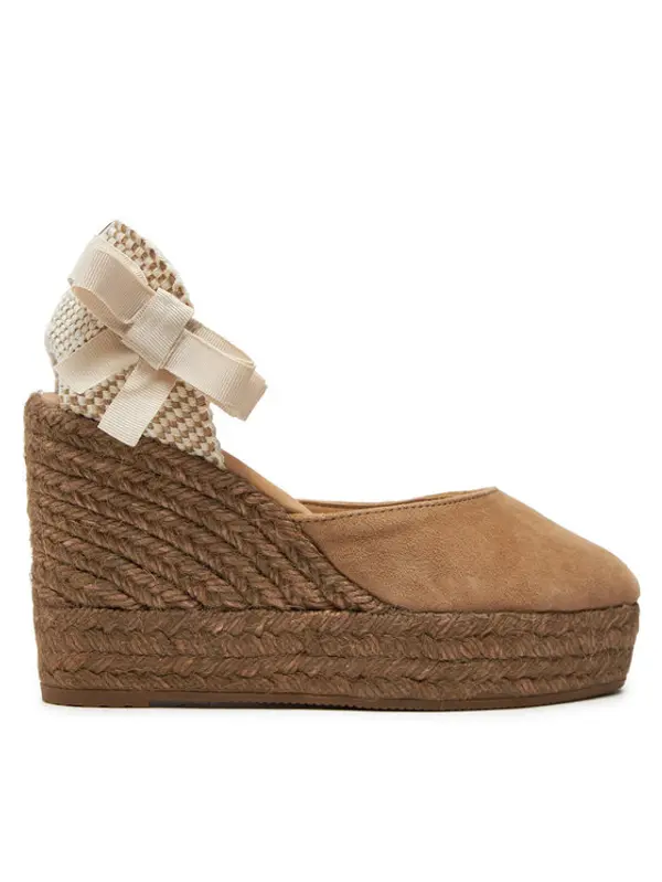 Manebi Manebi Espadrile Hamptons Wedge Espadrilles W 1.6 WV Smeđa