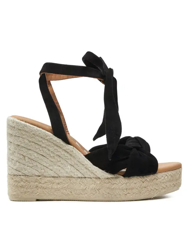 Manebi Manebi Espadrile Hamptons Wedge Espadrilles With Knot K 1.0 WS Crna