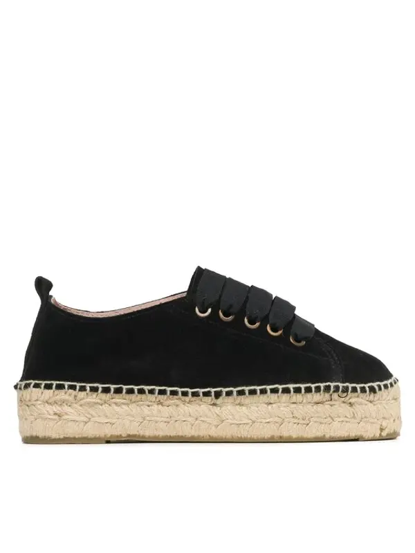 Manebi Manebi Espadrile Lace-Up Espadrilles K 1.0 E0 Crna