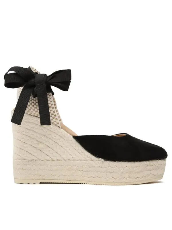 Manebi Manebi Espadrile Wedge Espadrilles K 1.0 WV Crna
