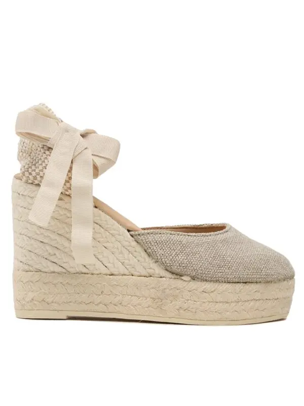 Manebi Manebi Espadrile Wedge Espadrilles O 7.1 WV Bež