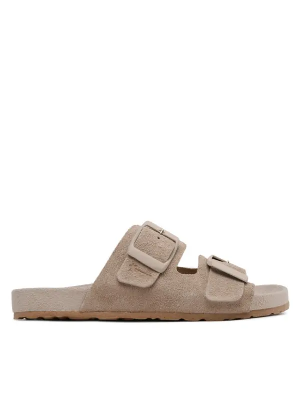 Manebi Manebi Natikače Suede Traveler Nordic Sandals W 1.9 RT Smeđa