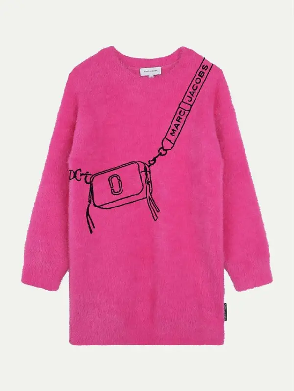 Marc Jacobs Marc Jacobs Džemper haljina W60386 D Ružičasta Regular Fit