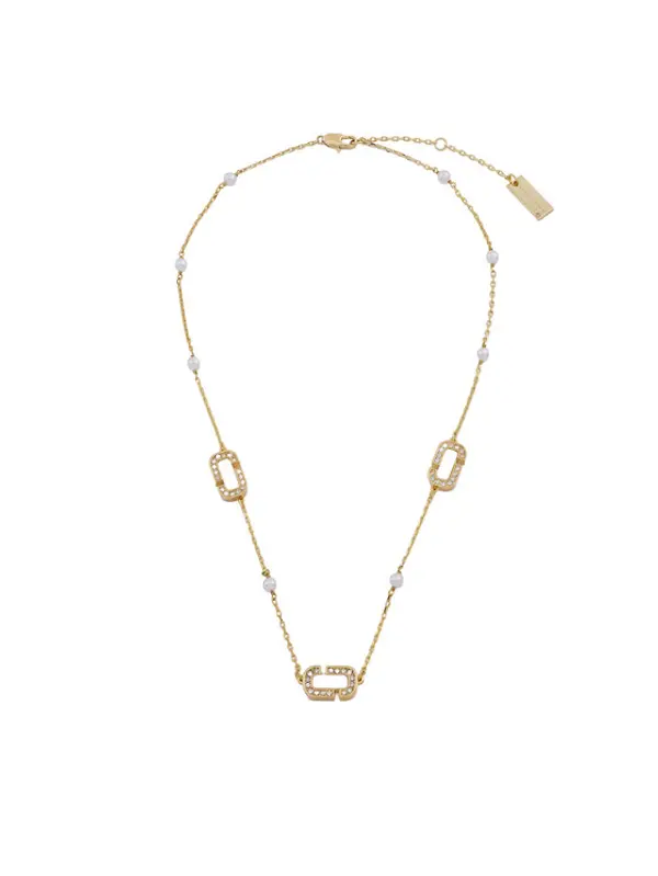 Marc Jacobs Marc Jacobs Ogrlica The J Mrc Luxe Station 2P5JNC001J21 Zlatna