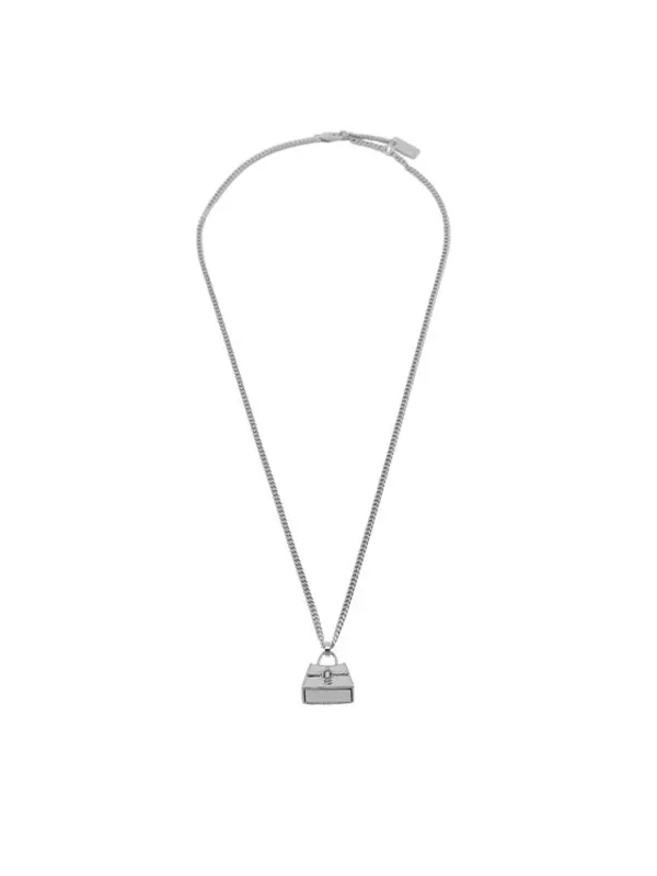 Marc Jacobs Marc Jacobs Ogrlica The St. Marc Cuban-Link Chain Necklace 2F3JNC001J37 Srebrna