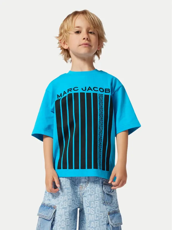 Marc Jacobs Marc Jacobs T-shirt W60451 S Tirkizna Relaxed Fit