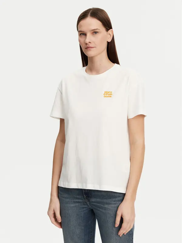 Marc O'Polo DENIM Marc O'Polo Denim T-shirt 500 0005 916 Bijela Relaxed Fit