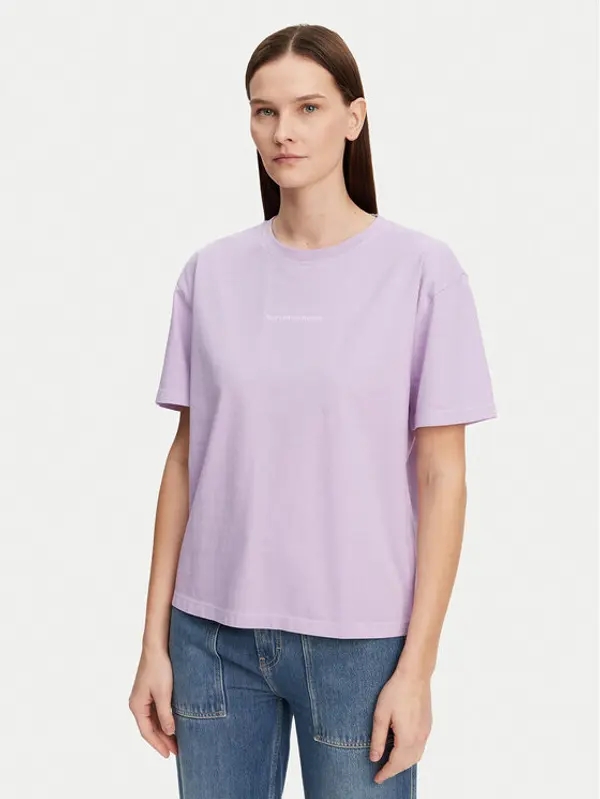 Marc O'Polo DENIM Marc O'Polo Denim T-shirt 500 0005 950 Ljubičasta Relaxed Fit