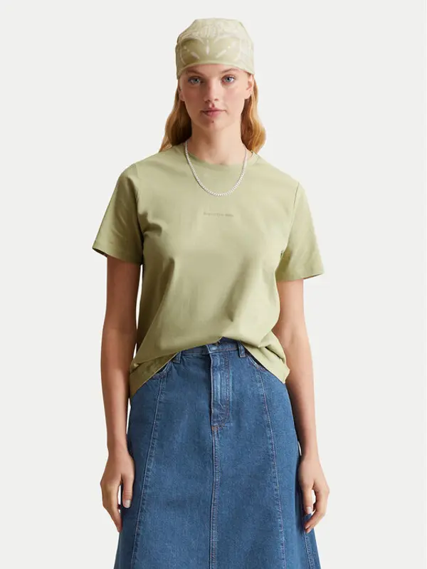 Marc O'Polo DENIM Marc O'Polo Denim T-shirt 500 0006 452 Zelena Regular Fit