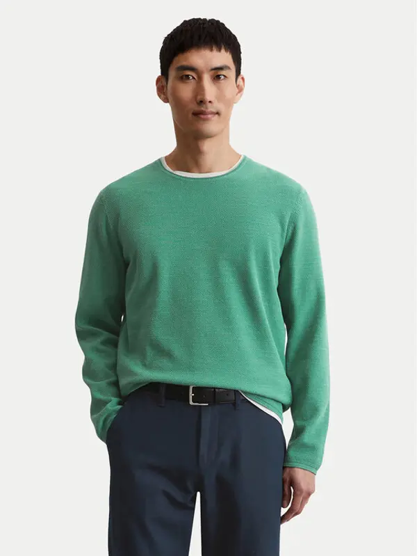 Marc O'Polo Marc O'Polo Džemper 526 5023 60080 Zelena Regular Fit