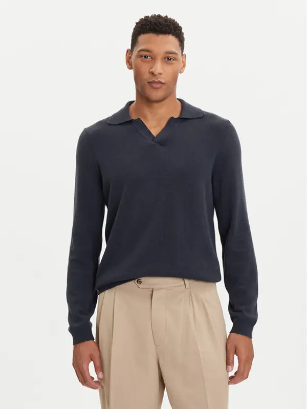 Marc O'Polo Marc O'Polo Džemper 529 5144 60150 Tamnoplava Regular Fit