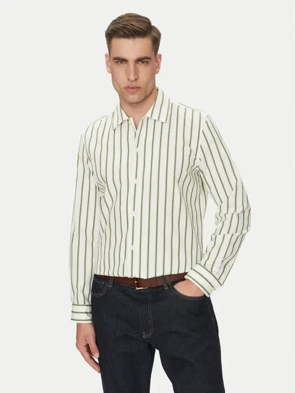 Marc O'Polo Marc O'Polo Košulja 522 7216 42598 Zelena Regular Fit