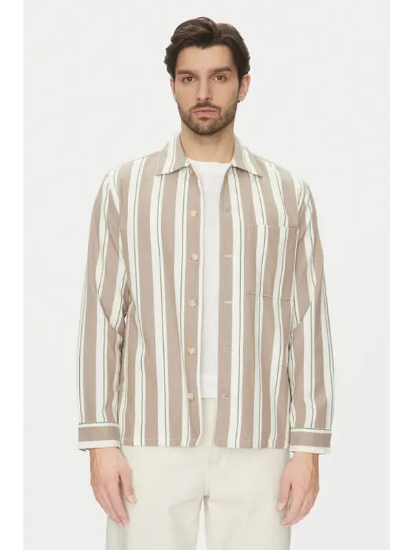 Marc O'Polo Marc O'Polo Košulja 522 7348 74184 Bež Relaxed Fit
