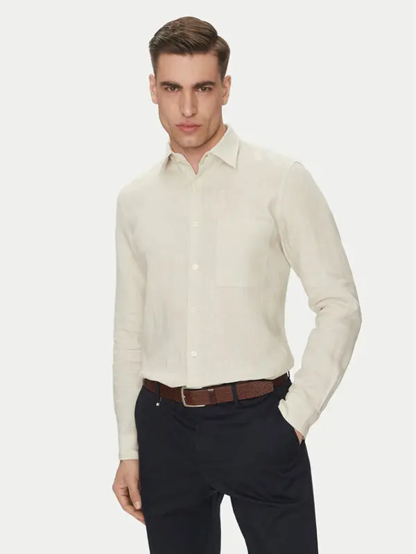 Marc O'Polo Marc O'Polo Košulja 523 7428 42318 Bež Regular Fit