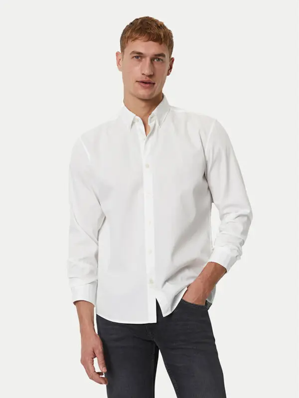 Marc O'Polo Marc O'Polo Košulja B21 7268 42342 Bijela Regular Fit
