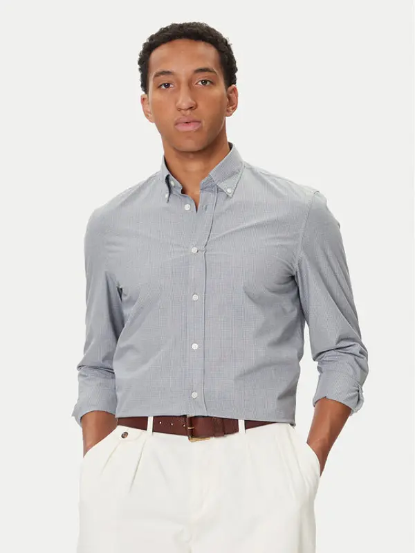 Marc O'Polo Marc O'Polo Košulja M28 7302 42172 Svijetloplava Regular Fit