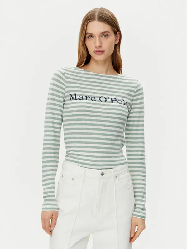 Marc O'Polo Marc O'Polo Majica 502 2196 52131 Zelena Regular Fit