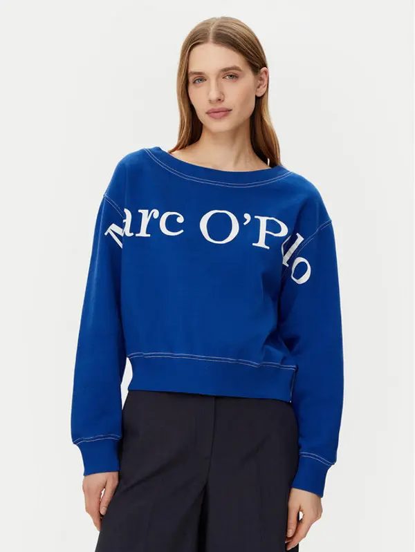 Marc O'Polo Marc O'Polo Majica dugih rukava 502 4073 54067 Plava Regular Fit