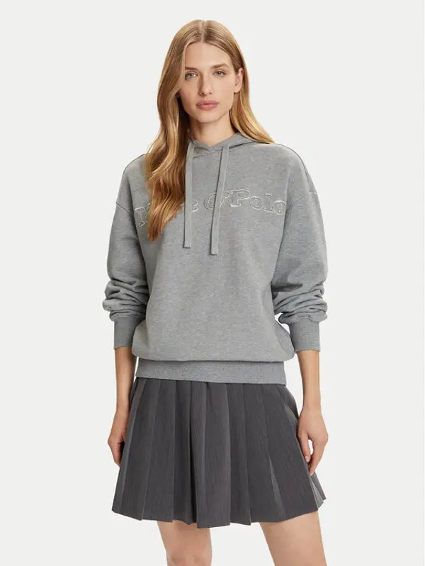 Marc O'Polo Marc O'Polo Majica dugih rukava 508 4030 54089 Siva Relaxed Fit