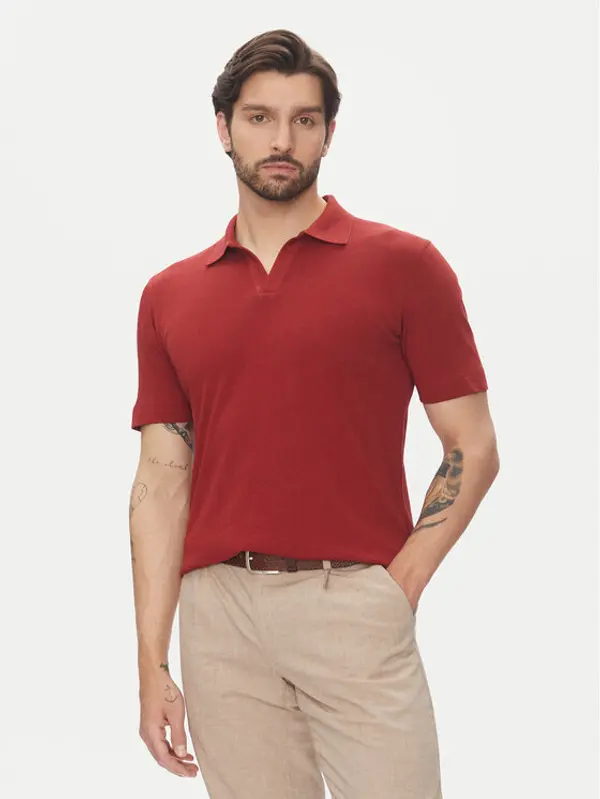 Marc O'Polo Marc O'Polo Polo 523 2091 53026 Crvena Regular Fit
