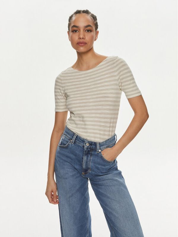 Marc O'Polo Marc O'Polo T-shirt 403 2196 51333 Bež Slim Fit