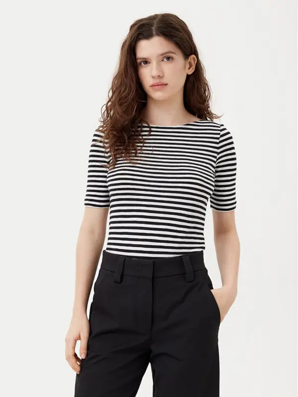 Marc O'Polo Marc O'Polo T-shirt B01219651333 Crna Regular Fit
