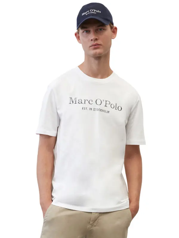 Marc O'Polo Marc O'Polo T-shirt B21201251052 Bijela Regular Fit