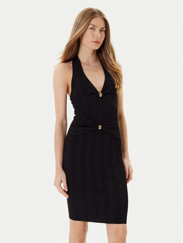 Marciano Guess Marciano Guess Džemper haljina 5YGK17 5875Z Crna Regular Fit