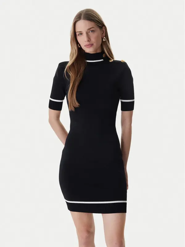 Marciano Guess Marciano Guess Džemper haljina 6RGK24 5905Z Crna Classic Fit