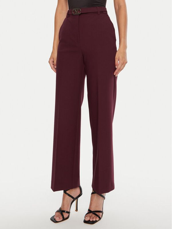 Marciano Guess Marciano Guess Hlače Celia 4BGB03 7046A Tamnocrvena Regular Fit