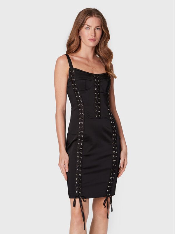 Marciano Guess Marciano Guess Koktel haljina 2YGK56 9558Z Crna Slim Fit