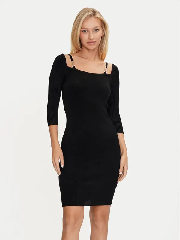 Marciano Guess Marciano Guess Koktel haljina 4YGK58 5613Z Crna Slim Fit