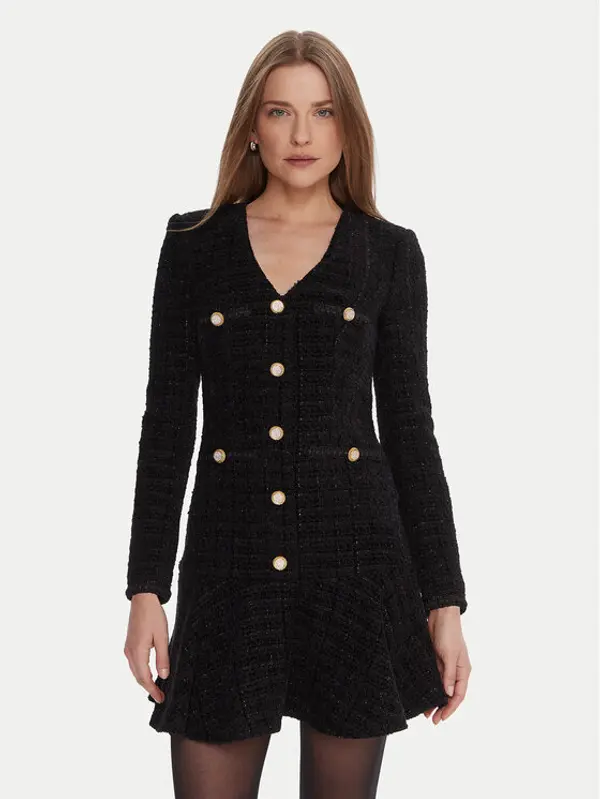 Marciano Guess Marciano Guess Koktel haljina 5BGK36 7394A Crna Regular Fit
