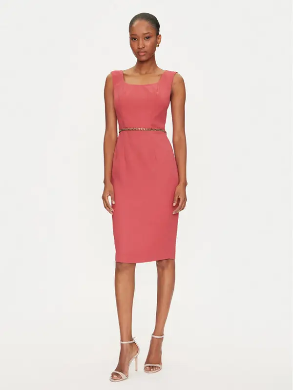 Marciano Guess Marciano Guess Koktel haljina 5GGK12 7300A Koraljna Regular Fit