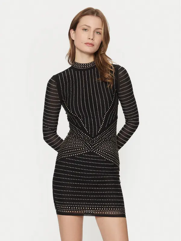 Marciano Guess Marciano Guess Koktel haljina 5RGK30 6218A Crna Regular Fit