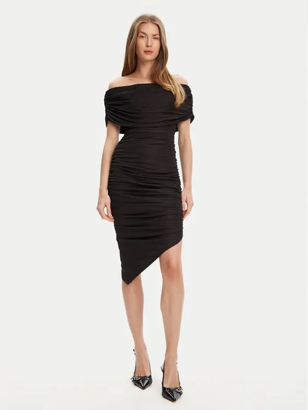 Marciano Guess Marciano Guess Koktel haljina 5YGK06 6334A Crna Extra Slim Fit