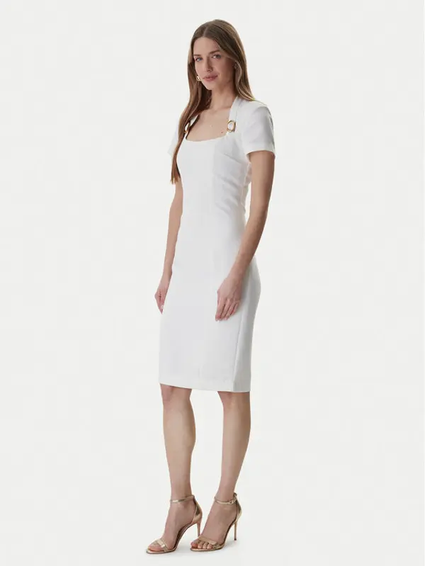 Marciano Guess Marciano Guess Koktel haljina 6RGK12 7357A Bijela Regular Fit