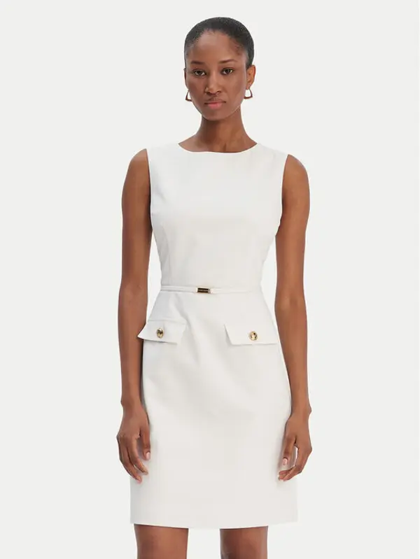 Marciano Guess Marciano Guess Koktel haljina 6RGK17 7311A Bijela Regular Fit