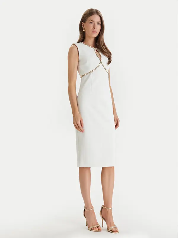 Marciano Guess Marciano Guess Koktel haljina 6RGK18 9373Z Bijela Regular Fit