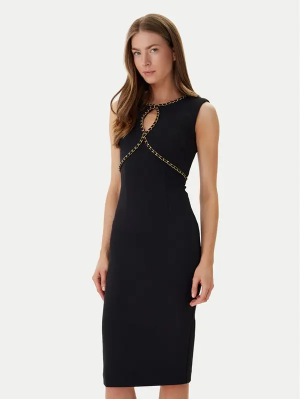 Marciano Guess Marciano Guess Koktel haljina 6RGK18 9373Z Crna Regular Fit