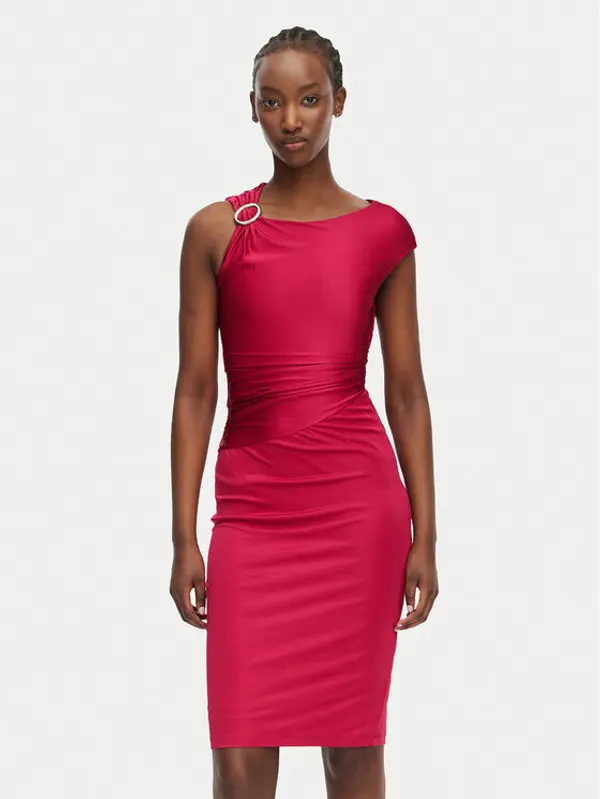 Marciano Guess Marciano Guess Koktel haljina G6GK24 K3066 Ružičasta Slim Fit