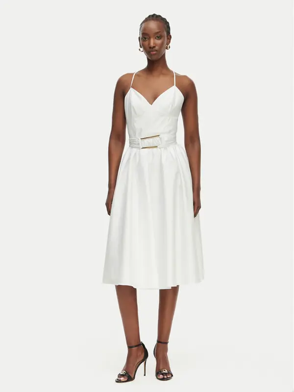 Marciano Guess Marciano Guess Koktel haljina G6GK46 W1925 Bijela Regular Fit