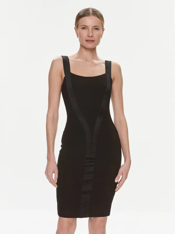 Marciano Guess Marciano Guess Koktel haljina Karen 4RGK13 6869Z Crna Bodycon Fit
