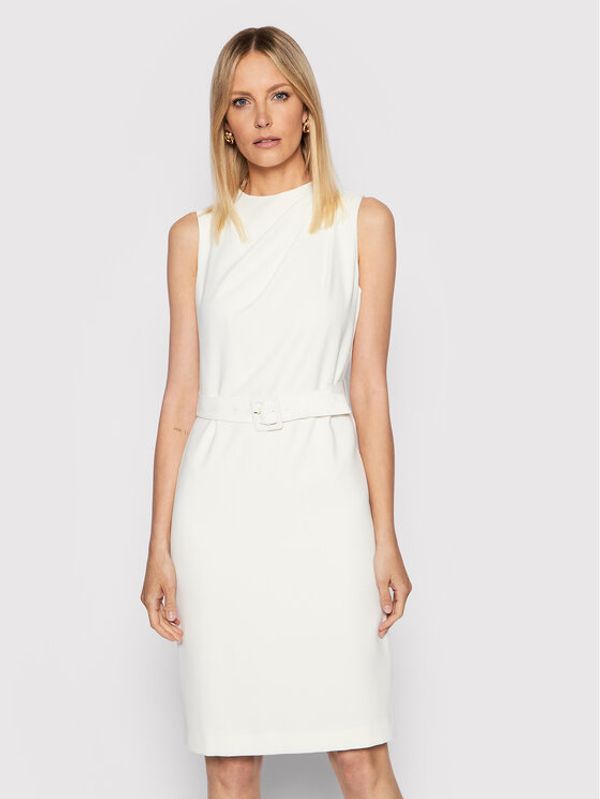 Marciano Guess Marciano Guess Koktel haljina Stella 2GGK34 8177Z Bijela Regular Fit