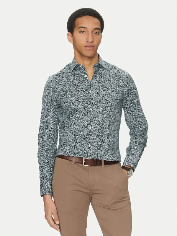 Marciano Guess Marciano Guess Košulja 4GHH02 4388Z Tamnoplava Slim Fit
