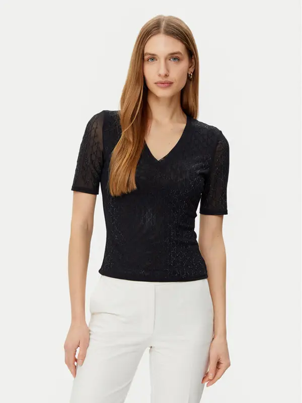 Marciano Guess Marciano Guess Majica 5RGP22 6311A Crna Regular Fit