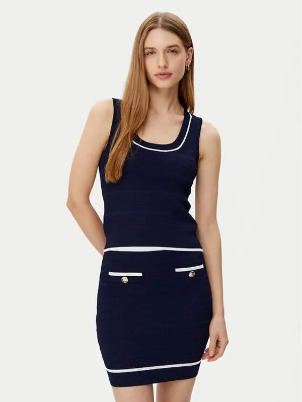 Marciano Guess Marciano Guess Majica 5RGR03 5640Z Tamnoplava Regular Fit